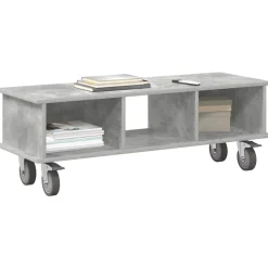 vidaXL TV-standaard Beton Grijs 100 x 35 x 35 cm Bewerkt hout