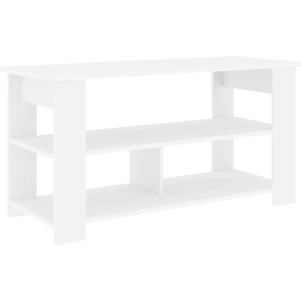 vidaXL TV-standaard Wit 100 x 40 x 50 cm