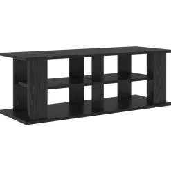 vidaXL TV-standaard Zwart Eiken 96 x 35 x 33,5 cm