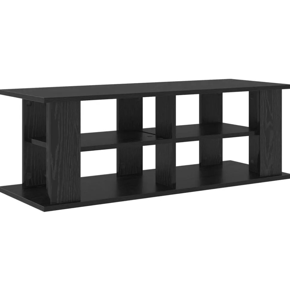 vidaXL TV-standaard Zwart Eiken 96 x 35 x 33,5 cm