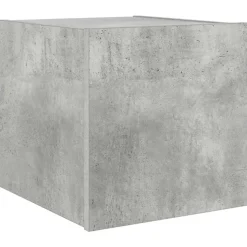 vidaXL Tv-wandmeubel met LED-verlichting 30,5x35x30 cm betongrijs