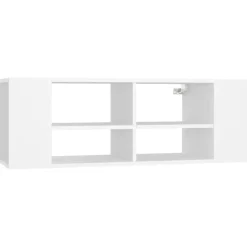 vidaXL Tv-wandmeubel 102x35x35 cm bewerkt hout wit