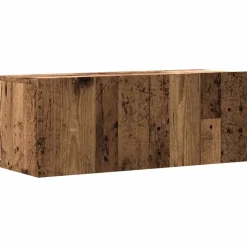 vidaXL Tv-wandmeubel 80x30x30 cm bewerkt hout oud houtkleurig