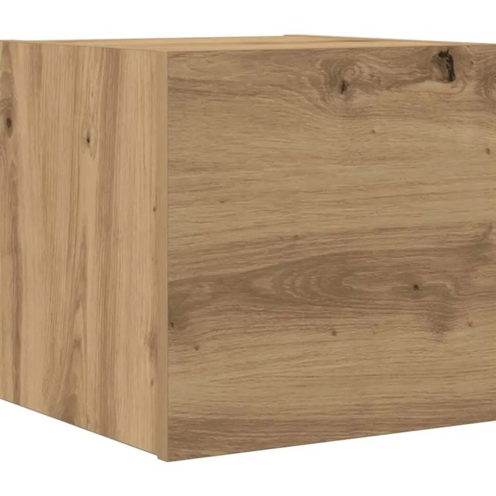 vidaXL Tv-wandmeubel 30,5x30x30 cm artisanaal eikenkleurig