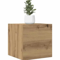 vidaXL Tv-wandmeubel 30,5x30x30 cm artisanaal eikenkleurig