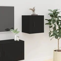 vidaXL Tv-wandmeubel 40x34,5x40 cm zwart