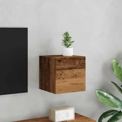 vidaXL Tv-wandmeubel 30,5x30x30 cm oud houtkleurig