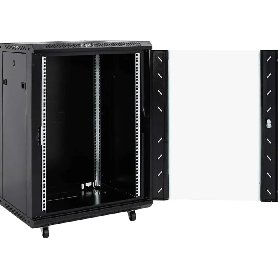 vidaXL 15U Netwerkkast met Draaipoten 19" IP20 60x45x86 cm
