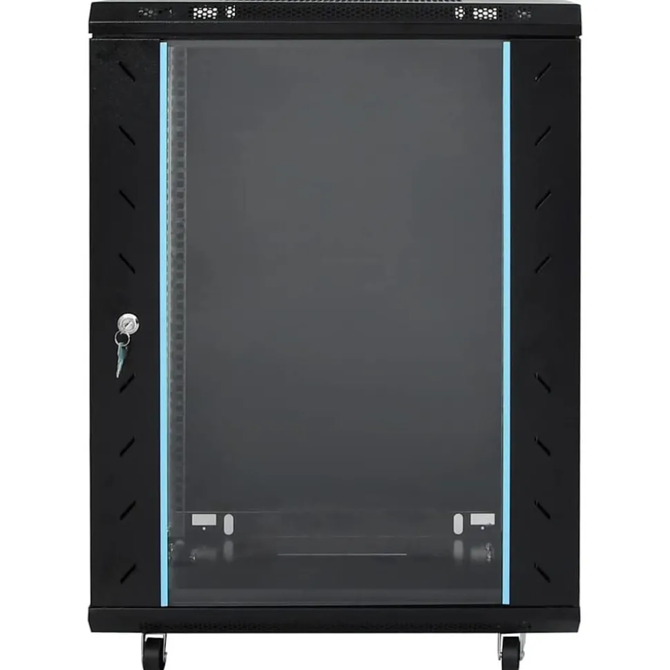 vidaXL 15U Netwerkkast met Draaipoten 19" IP20 60x45x86 cm