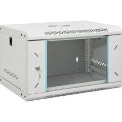 vidaXL 6U Wandgemonteerde Netwerkkast 19" IP20 53x40x30 cm