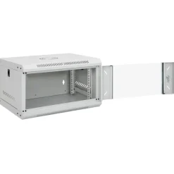 vidaXL 6U Wandgemonteerde Netwerkkast 19" IP20 53x40x30 cm