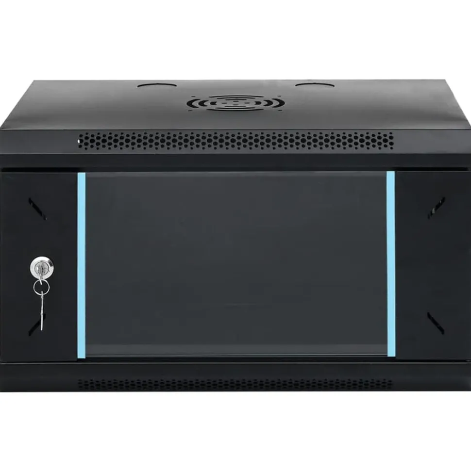 vidaXL 6U Wandgemonteerde Netwerkkast 19" IP20 53x40x30 cm