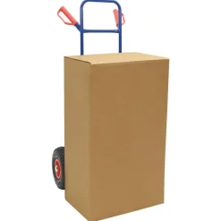 vidaXL Uittrekbare handkar Blauw en Rood 49,5 x 53 x 114 cm Staal