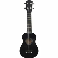 vidaXL Ukuleleset met tas voor kinderen sopraan 21'' zwart