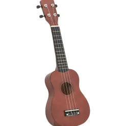 vidaXL Ukuleleset met tas voor kinderen sopraan 21'' donkerhoutkleurig