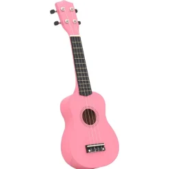 vidaXL Ukuleleset met tas voor kinderen sopraan 21'' roze