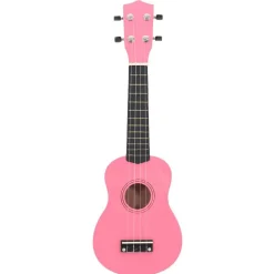 vidaXL Ukuleleset met tas voor kinderen sopraan 21'' roze