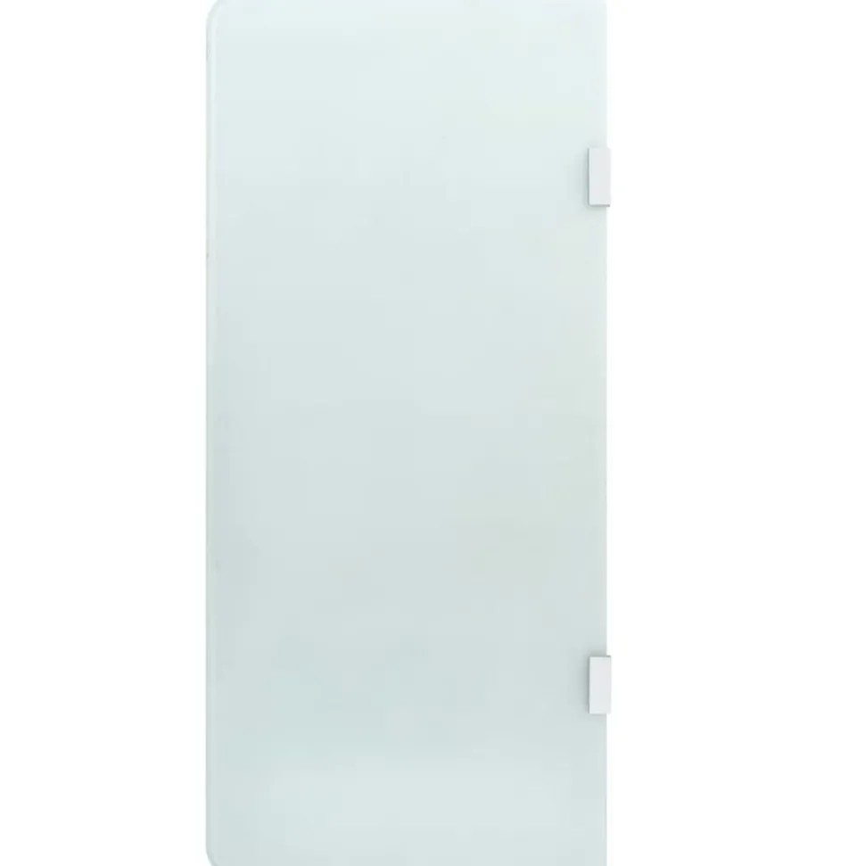 vidaXL Urinoirschot 90x40 cm gehard glas
