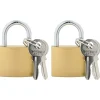 vidaXL U-slot met sleutels 2 pcs Koper IJzer