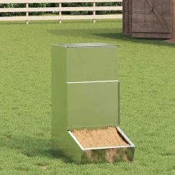 vidaXL Varkensvoeder Zilver 55 x 38 x 76 cm Gegalvaniseerd staal