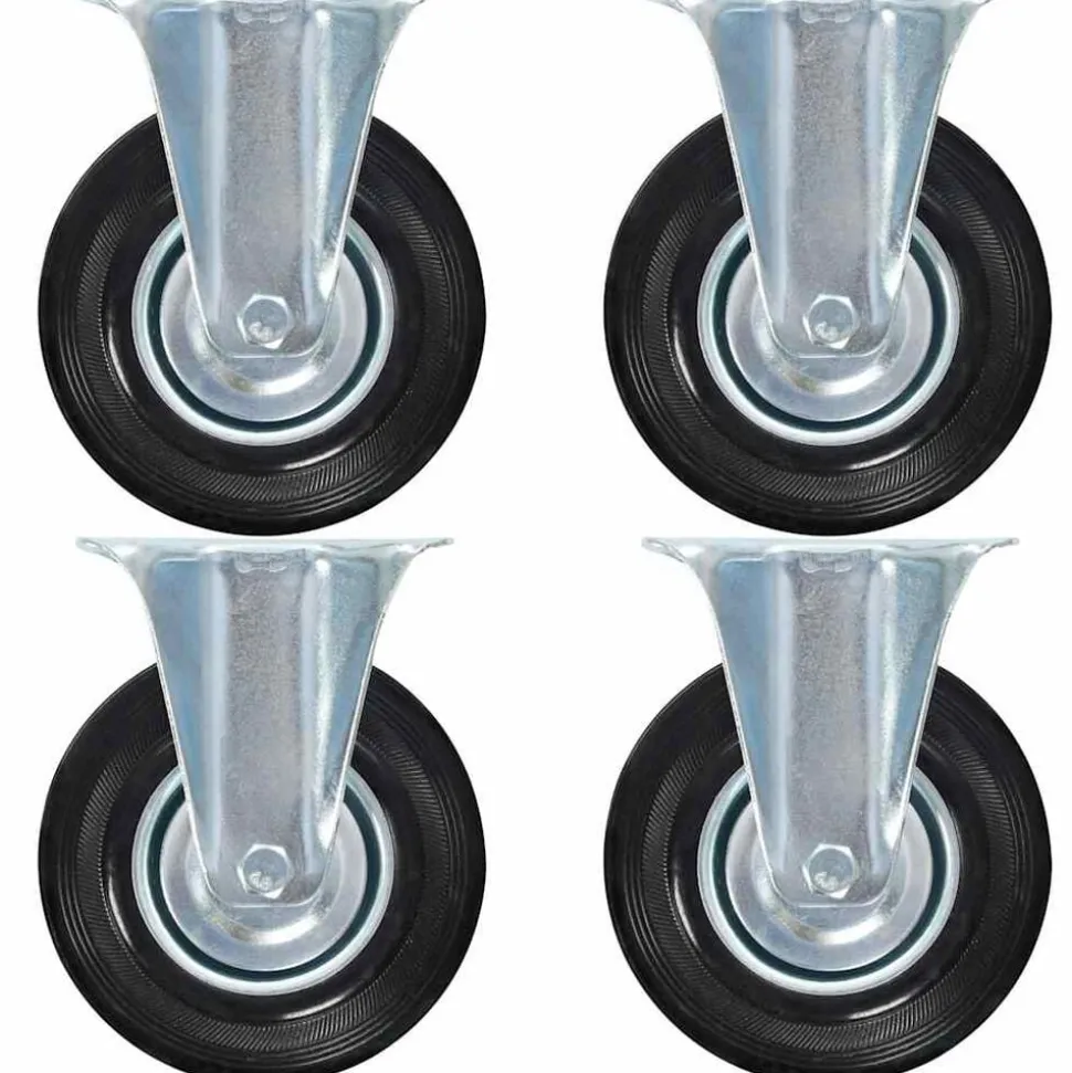 vidaXL Vaste wielen 4 st 125 mm