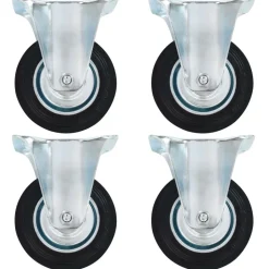 vidaXL Vaste wielen 4 st 100 mm