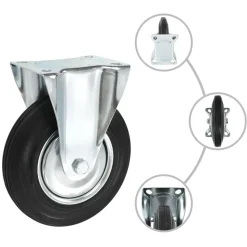 vidaXL Vaste wielen 4 st 200 mm