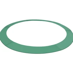 vidaXL Veiligheidsmat voor 3,05 m ronde trampoline PE groen