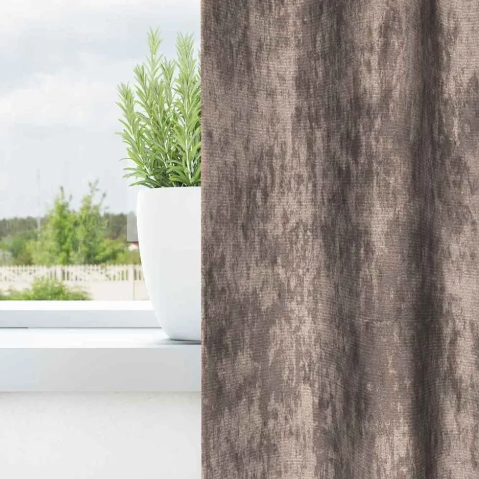 vidaXL Velvet Gordijnen 2 pcs Cappuccino 140 x 140 cm Fluweel