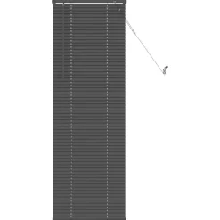 vidaXL Venetiaanse Blind Zilvergrijs 150 x 40 cm PVC
