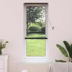 vidaXL Venetiaanse Blind Donkerbruin met Patroon 150 x 40 cm PVC