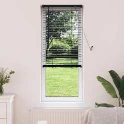 vidaXL Venetiaanse Blind Zwart 150 x 40 cm PVC