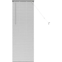 vidaXL Venetiaanse Jaloezieën Zilver 130 x 40 cm Aluminium