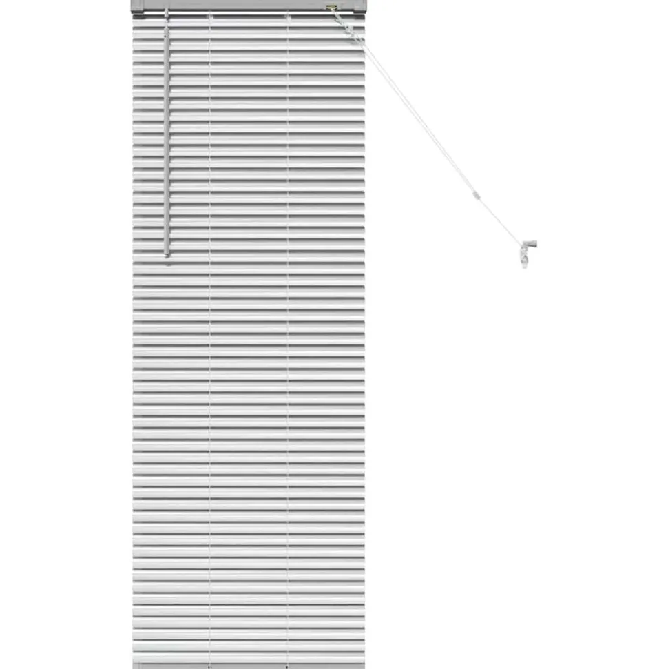 vidaXL Venetiaanse Jaloezieën Zilver 130 x 40 cm Aluminium