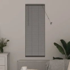 vidaXL Venetiaanse Jaloezieën Zilver 130 x 40 cm Aluminium