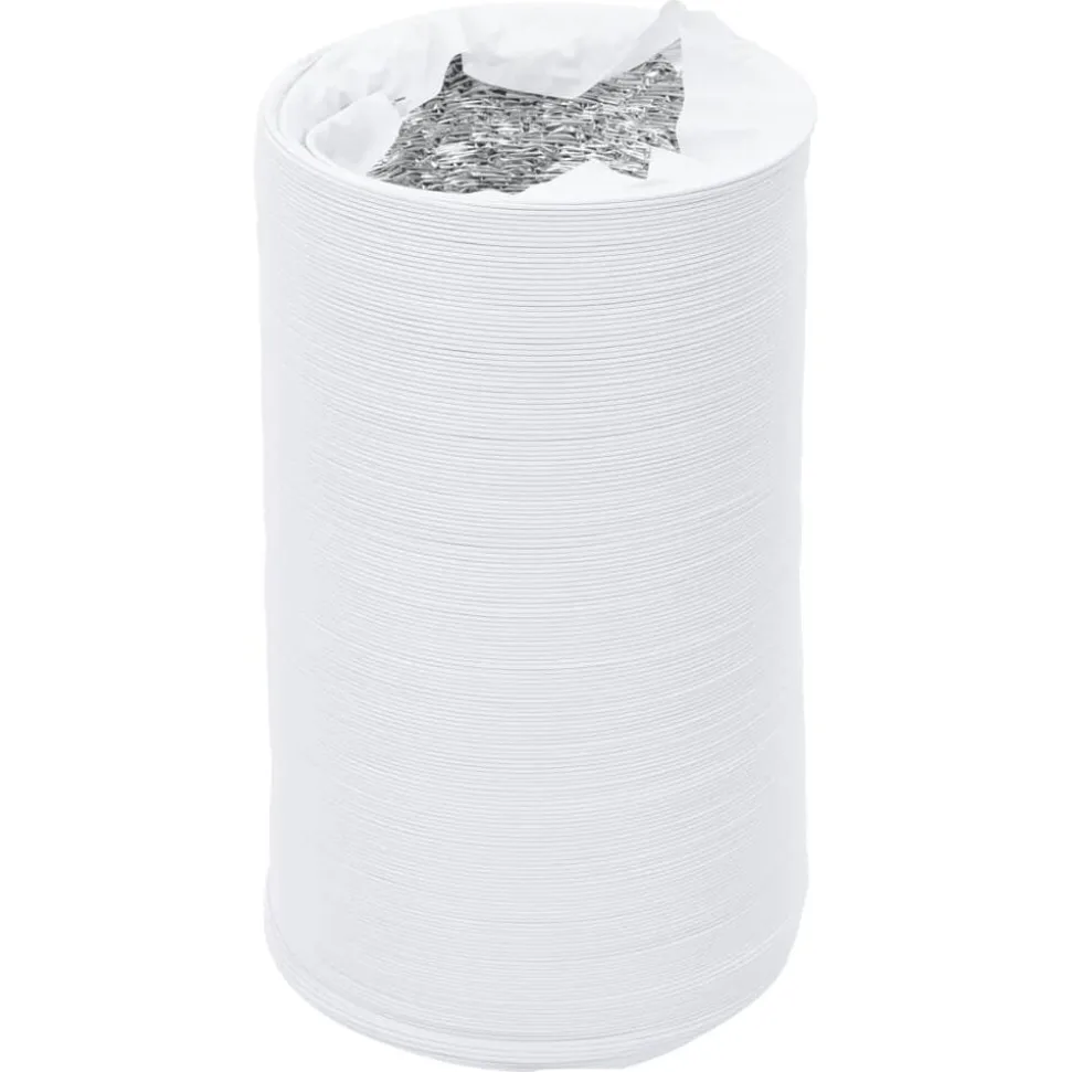 vidaXL Ventilatieslang Ø10 cm 6 m aluminium en PVC