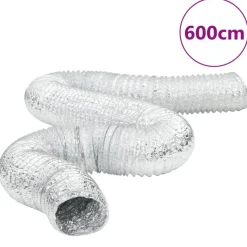 vidaXL Ventilatieslang Ø10 cm 6 m aluminium
