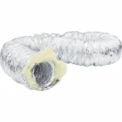 vidaXL Ventilatieslang geïsoleerd Ø10 cm 6 m aluminium