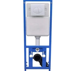 vidaXL Verborgen hoge stortbak 11 L 41x41x(110-125)cm