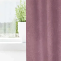 vidaXL Verduisterende gordijnen 2 pcs Donkerroze 140 x 140 cm Fluweel