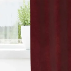 vidaXL Verduisterende gordijnen 2 pcs Wijnrood 140 x 140 cm Fluweel