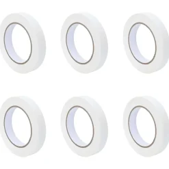 vidaXL Verf Maskertapes 6 pcs Wit 19mm x 50m Papier