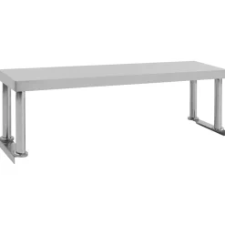 vidaXL Verhoging voor werktafel 120x30x35 cm roestvrij staal
