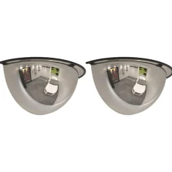 vidaXL Verkeersspiegel halve bol 2 st Ø 40 cm acryl