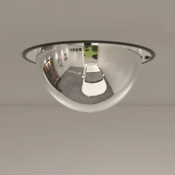 vidaXL Verkeersspiegel met volledige koepel Ø40 cm acryl