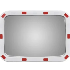vidaXL Verkeersspiegel rechthoekig met reflectors 40x60 cm