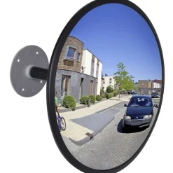 vidaXL Verkeersspiegel voor binnen 30 cm acryl zwart