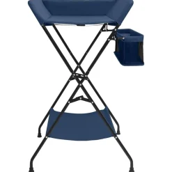 vidaXL Verschoontafel ijzer marineblauw