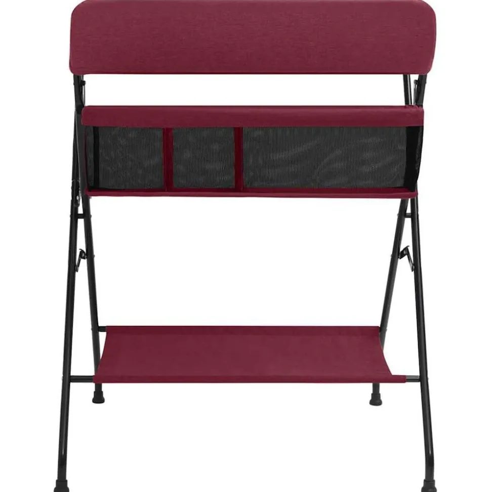 vidaXL Verschoontafel ijzer rood