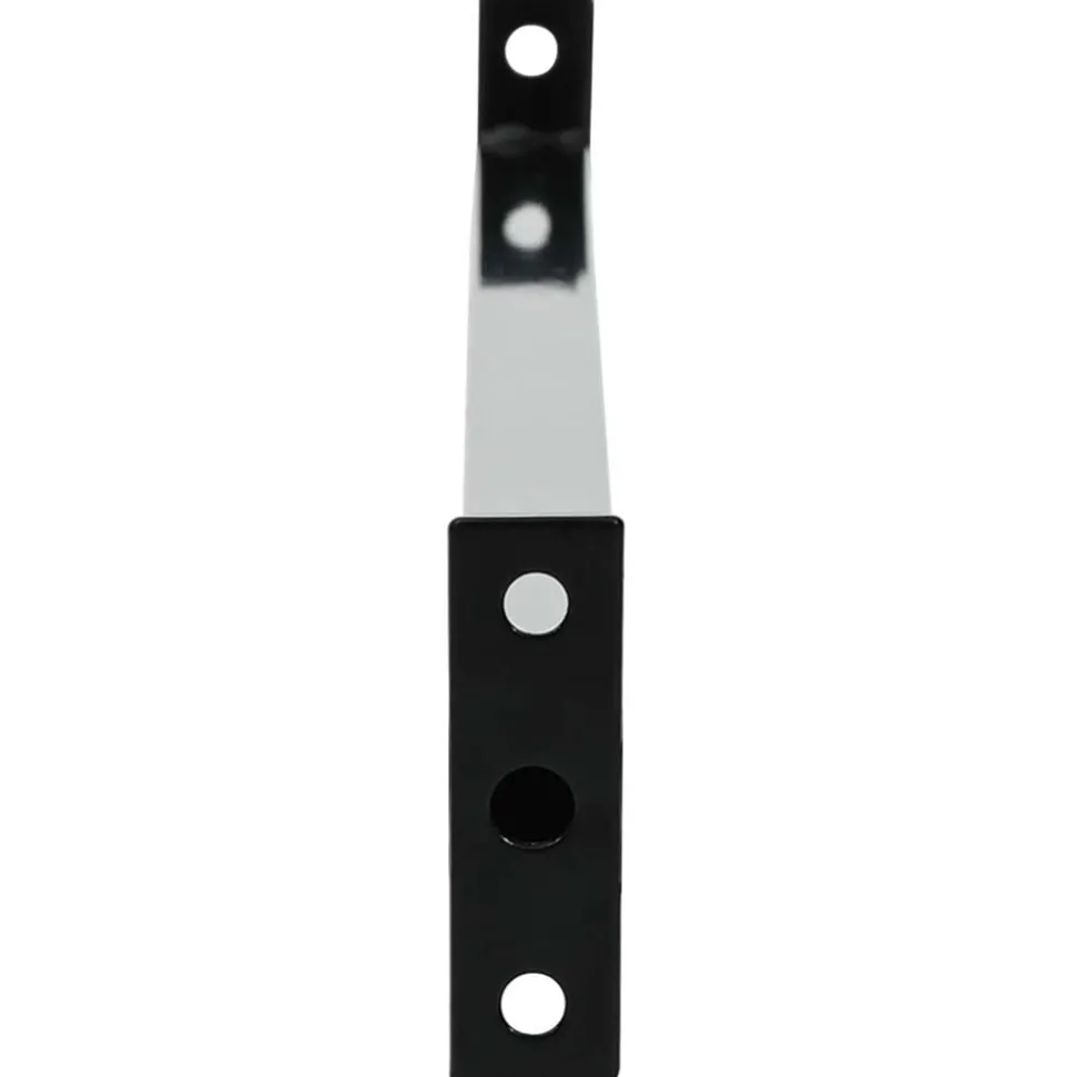vidaXL Verstelbare raamveiligheidsbalk Zwart 710 -1200 mm Staal